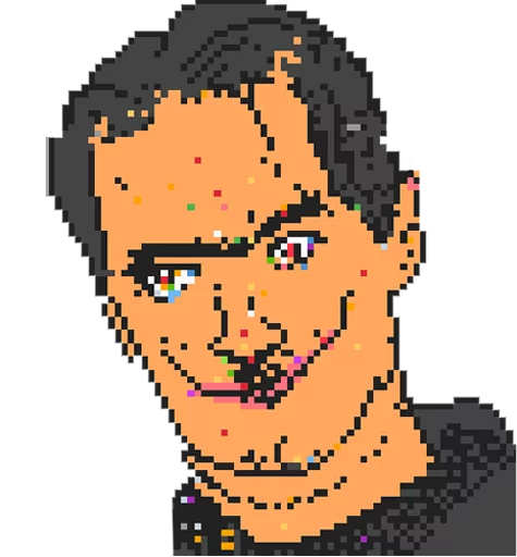 🙂 Стикер «Дуров Pixel Battle» для Telegram