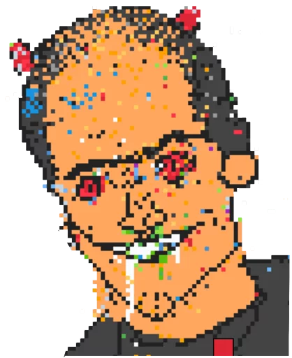 😈 Стикер «Дуров Pixel Battle» для Telegram