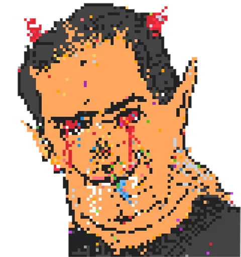 😈 Стикер «Дуров Pixel Battle» для Telegram