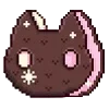 Стикер 10 🌸 Pixel emoji - пиксельные