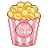 Стикер 20 🌸 Pixel emoji - пиксельные