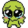 🥺 Эмодзи «meme pixel frog» для Telegram