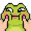 🥹 Эмодзи «meme pixel frog» для Telegram