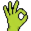 👌 Эмодзи «meme pixel frog» для Telegram
