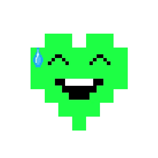 😅 Стикер «Pixel hearts» для Telegram