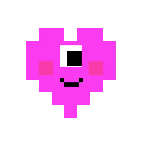 😊 Стикер «Pixel hearts» для Telegram