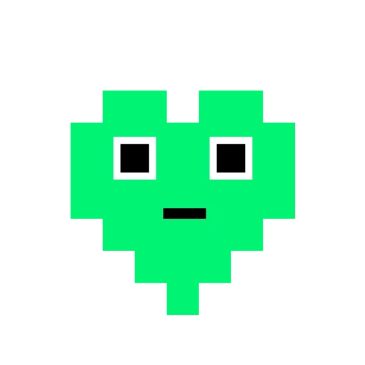 😐 Стикер «Pixel hearts» для Telegram