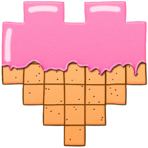 🍪 Стикер «Pixel hearts» для Telegram