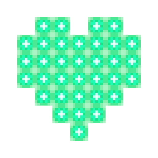 ✅ Стикер «Pixel hearts» для Telegram