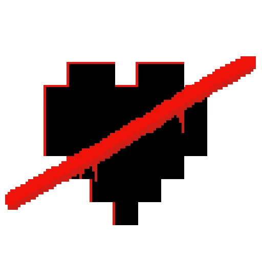 💀 Стикер «Pixel hearts» для Telegram