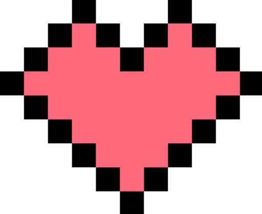 ❤️ Стикер «Pixel Love» для Telegram
