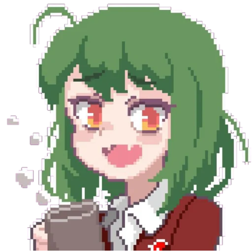 😄 Стикер «Pixel Milk» для Telegram