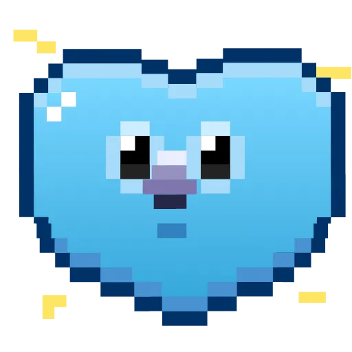 ❤ Стикер «Pixel Pigeon Emoji» для Telegram
