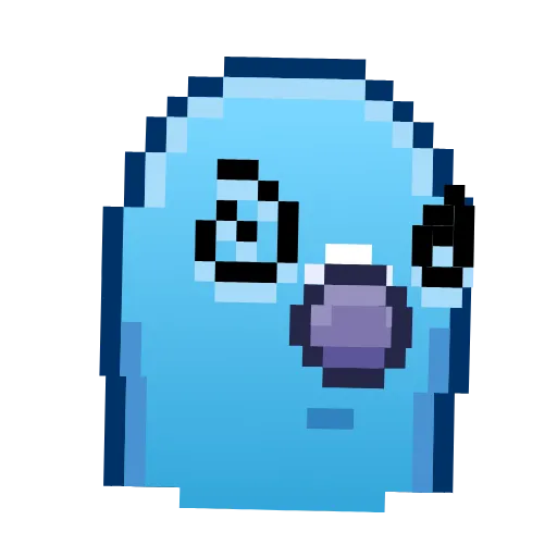 😵‍💫 Стикер «Pixel Pigeon Emoji» для Telegram
