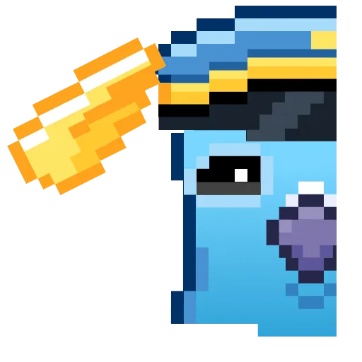 🫡 Стикер «Pixel Pigeon Emoji» для Telegram