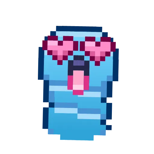😍 Стикер «Pixel Pigeon Emoji» для Telegram
