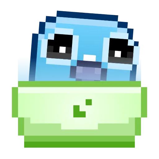 💻 Стикер «Pixel Pigeon Emoji» для Telegram