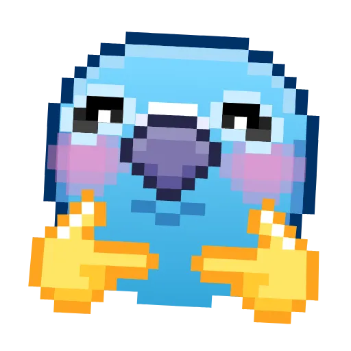 😊 Стикер «Pixel Pigeon Emoji» для Telegram