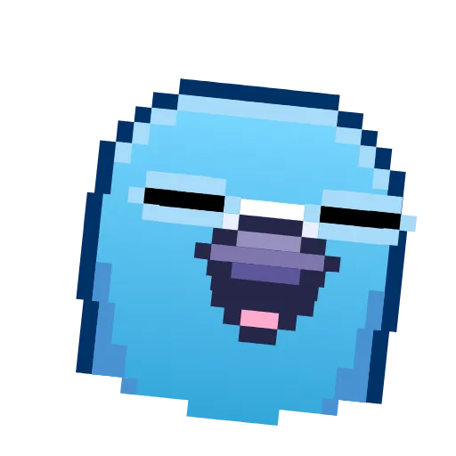 😂 Стикер «Pixel Pigeon Emoji» для Telegram