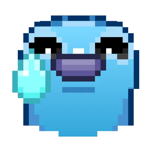 😢 Стикер «Pixel Pigeon Emoji» для Telegram