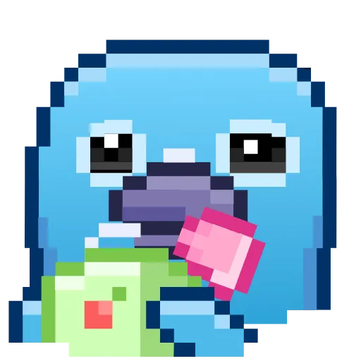🧃 Стикер «Pixel Pigeon Emoji» для Telegram
