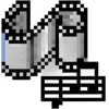 Стикер 45 Pixels - пиксельные эмодзи