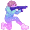 Стикер 37 Pixel Space Game