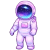 Стикер 41 Pixel Space Game