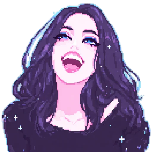 😂 Стикер «pixel space game» для Telegram