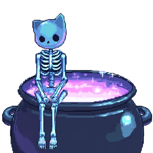 🐱 Стикер «pixel space game» для Telegram