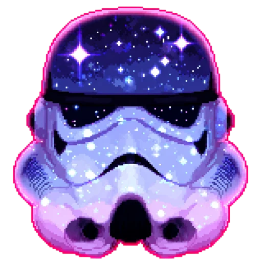 ☠️ Стикер «pixel space game» для Telegram