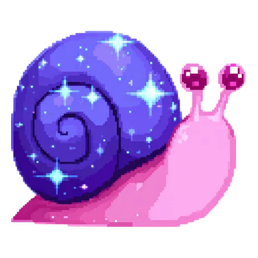 🐌 Стикер «pixel space game» для Telegram