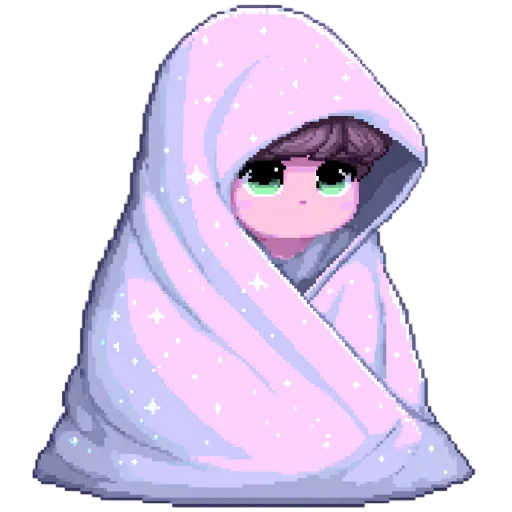 ☹️ Стикер «pixel space game» для Telegram