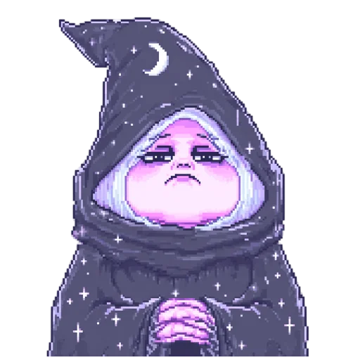 🔮 Стикер «pixel space game» для Telegram