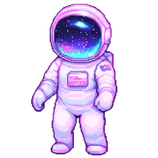 👨‍🚀 Стикер «pixel space game» для Telegram