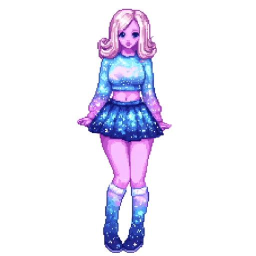 🦋 Стикер «pixel space game» для Telegram