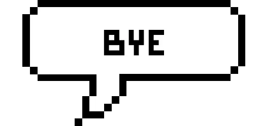 😚 Стикер «Пиксели и фразы» для Telegram