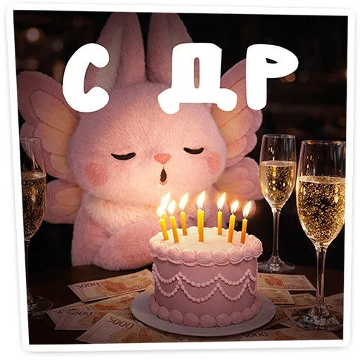 🥳 Стикер «Пикси» для Telegram