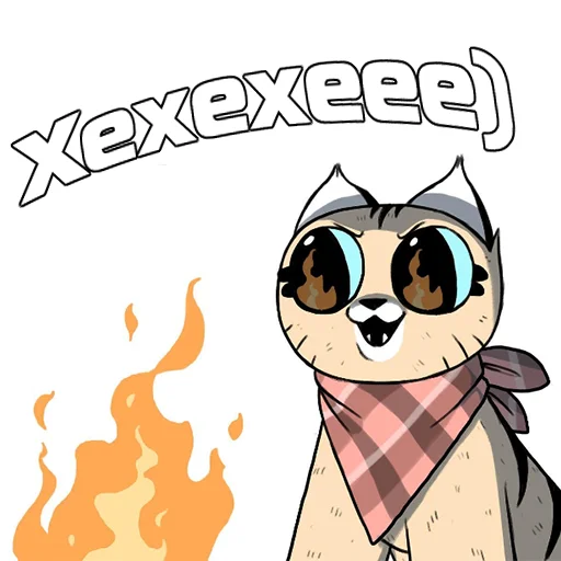 😈 Стикер «Пикси и Брут» для Telegram
