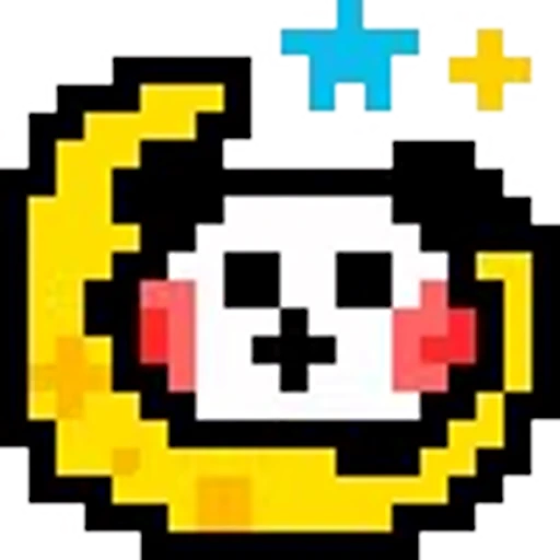 🌟 Эмодзи «Panda pixel» для Telegram