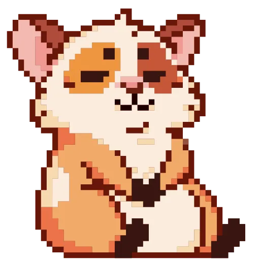 🐹 Эмодзи «Пиксельные стики вк» для Telegram