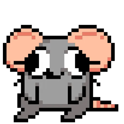 🐭 Эмодзи «Пиксельные стики вк» для Telegram