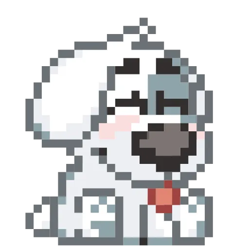 🐶 Эмодзи «Пиксельные стики вк» для Telegram