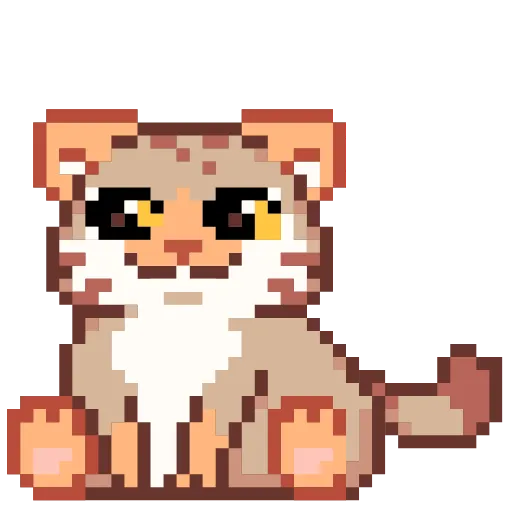 🐅 Эмодзи «Пиксельные стики вк» для Telegram