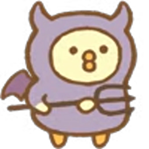 ⭐ Эмодзи «Piyokomame» для Telegram