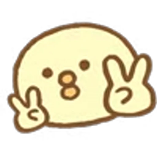 ⭐ Эмодзи «Piyokomame» для Telegram