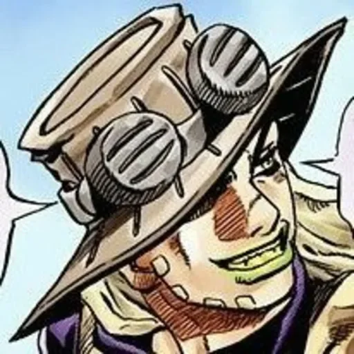 🗯️ Стикер «Джайро Цеппели Gyro Zeppeli» для Telegram