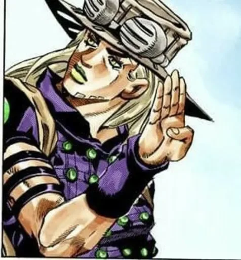 ❌ Стикер «Джайро Цеппели Gyro Zeppeli» для Telegram
