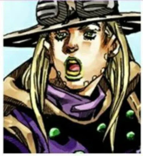 😨 Стикер «Джайро Цеппели Gyro Zeppeli» для Telegram