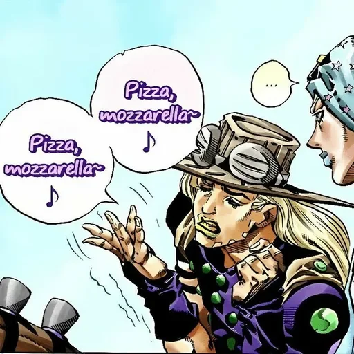 🍕 Стикер «Джайро Цеппели Gyro Zeppeli» для Telegram